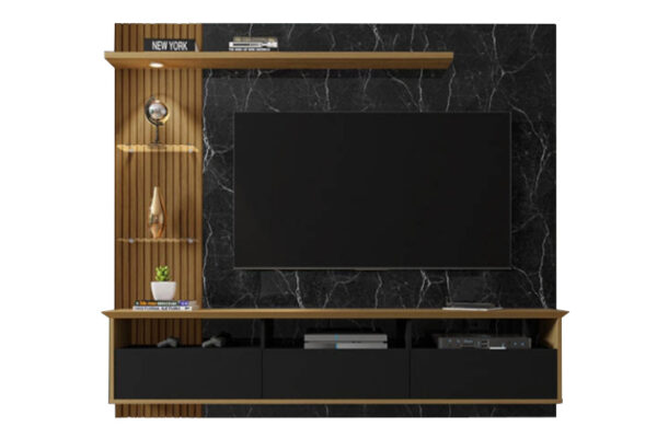 PAINEL TREND - PRETO/CINAMOMO/PRETO MARMORIZADO